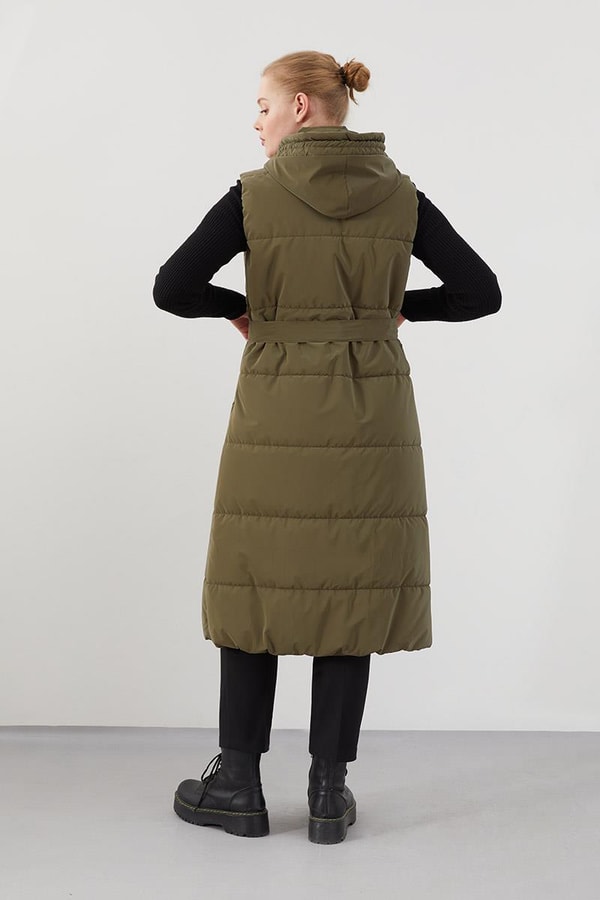 LevidorLevidor Haki Yandan Kemerli  Spor Yelek