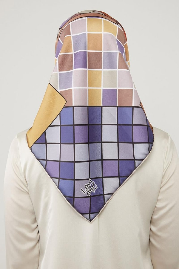 LevidorLevidor Hardal Dama Desenlli Trend Twill Eşarp