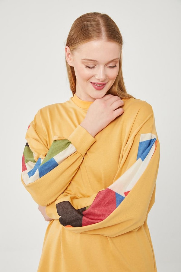 LevidorLevidor Hardal Geometrik Desenli Spor Takım