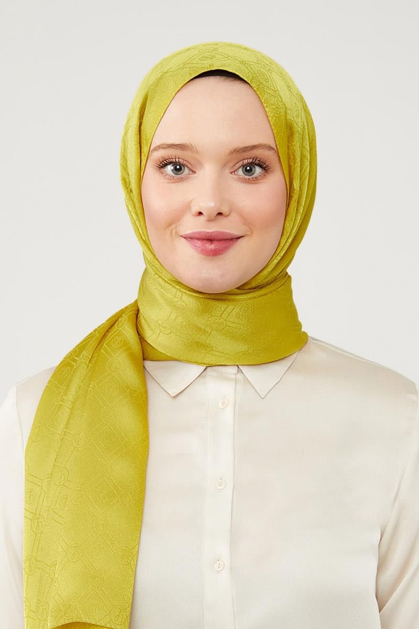 LevidorLevidor Hardal Levidor Baskılı Jakarlı Elegance Şal