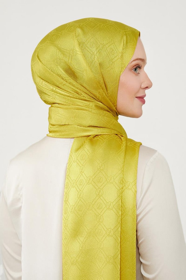 LevidorLevidor Hardal Levidor Baskılı Jakarlı Elegance Şal