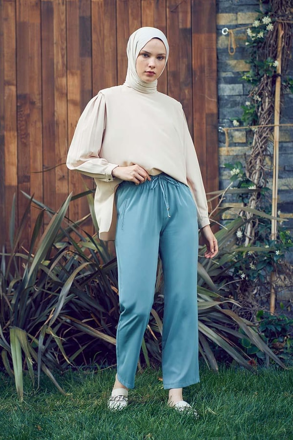 LevidorLevidor İndigo Beli Lastikli Spor Pantolon