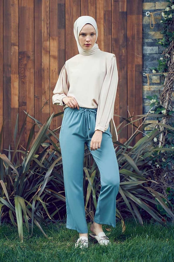 LevidorLevidor İndigo Beli Lastikli Spor Pantolon