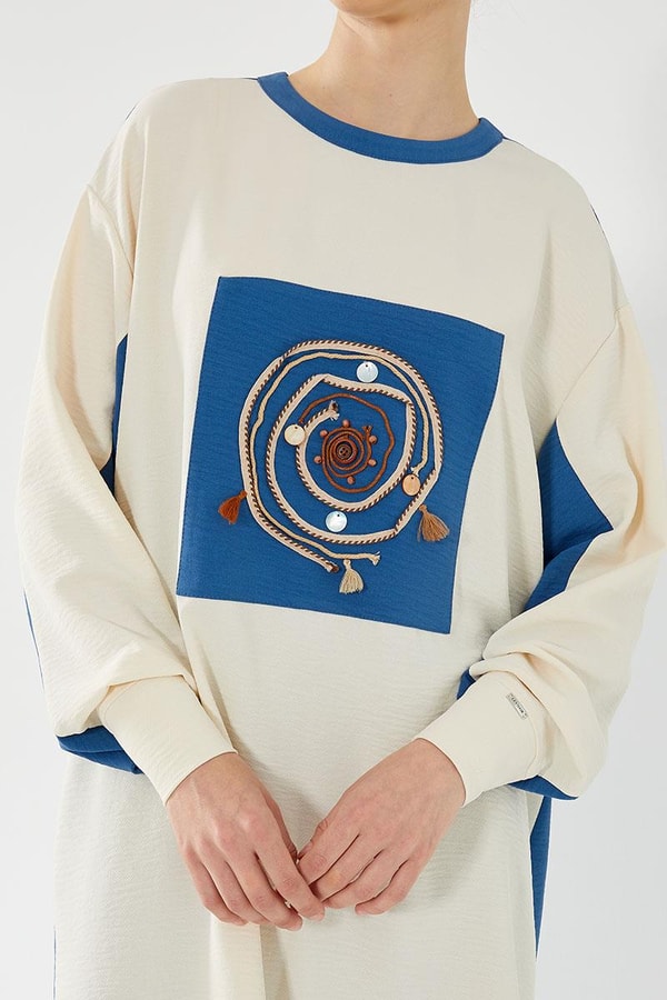 LevidorLevidor İndigo Önü İşlemeli Takım