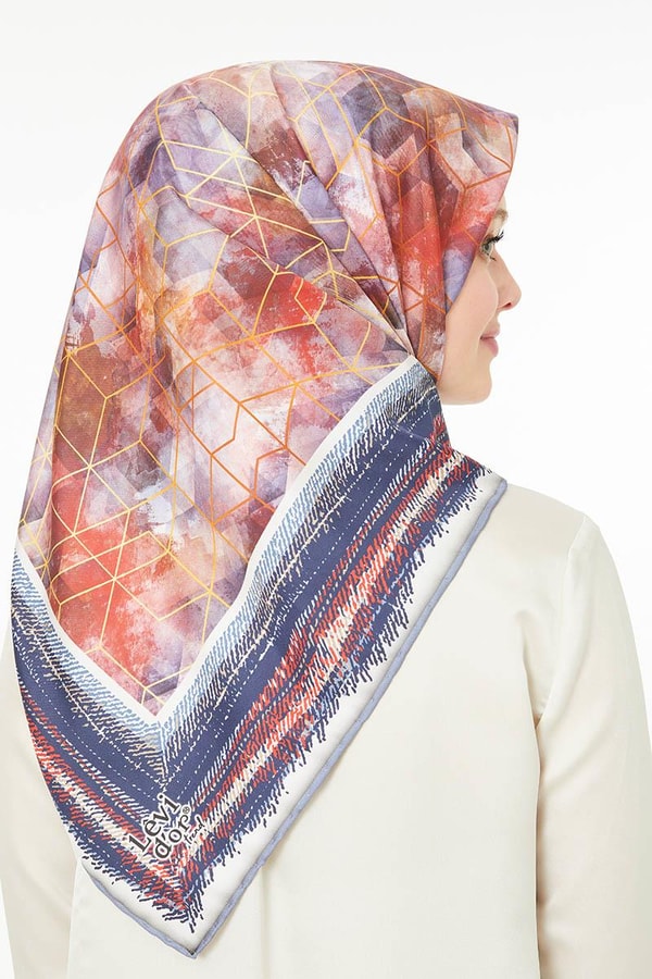 LevidorLevidor İndigo Trend Twill Eşarp