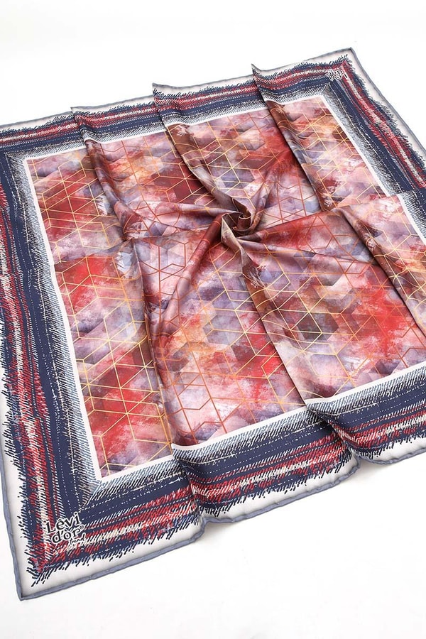 LevidorLevidor İndigo Trend Twill Eşarp