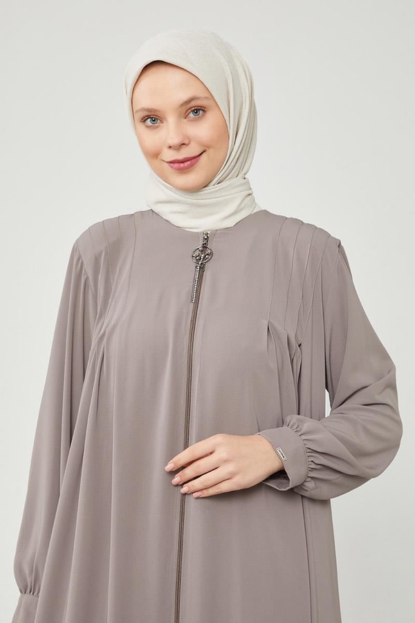 LevidorLevidor K.Vizon Yakası Düğme Detaylı Ferace