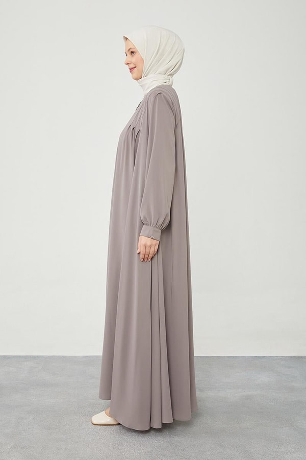 LevidorLevidor K.Vizon Yakası Düğme Detaylı Ferace