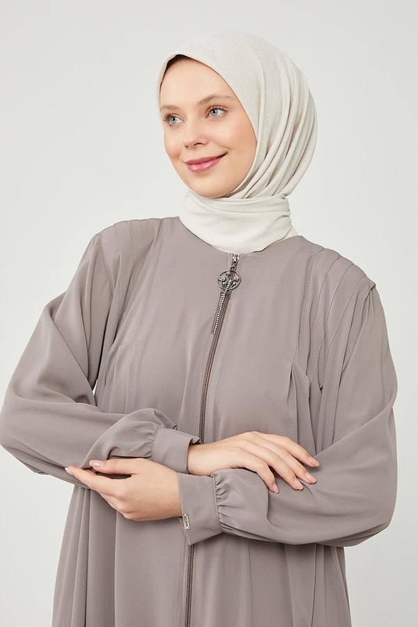 LevidorLevidor K.Vizon Yakası Düğme Detaylı Ferace