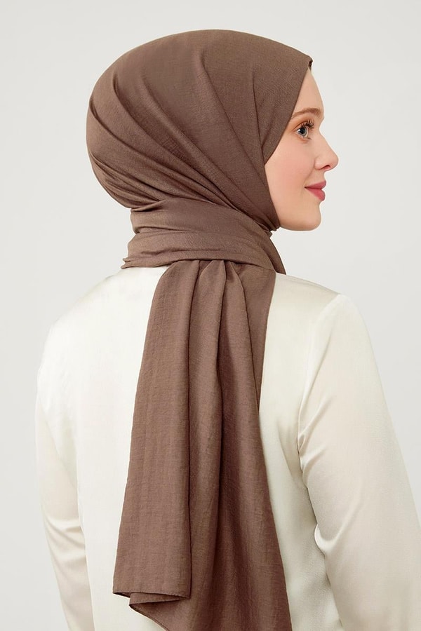 LevidorLevidor Kahverengi Düz Style Şal
