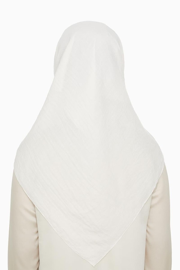 LevidorLevidor Kırık Beyaz Lux Pamuk Cazz Eşarp