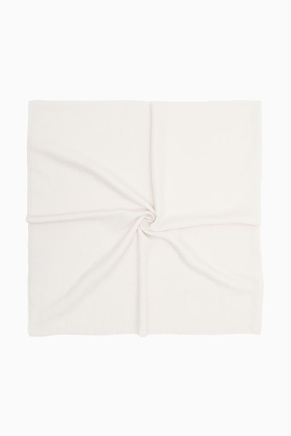 LevidorLevidor Kırık Beyaz Lux Pamuk Cazz Eşarp