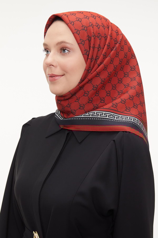 LevidorLevidor Kırmızı L Desen Aura Eşarp