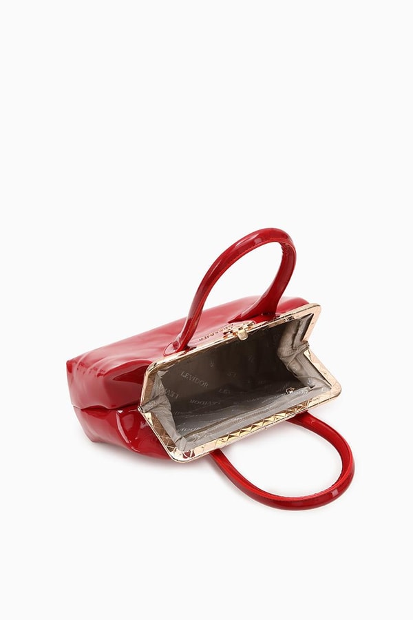 LevidorLevidor KIRMIZI RUGAN Croko Deri El Çantası