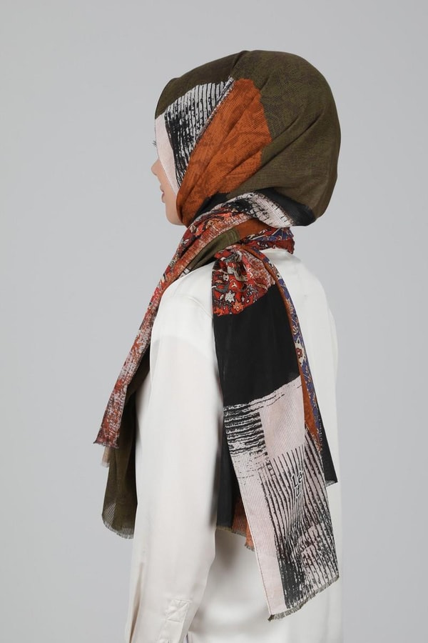 LevidorLevidor Koyu Vizon Pamuk Şal