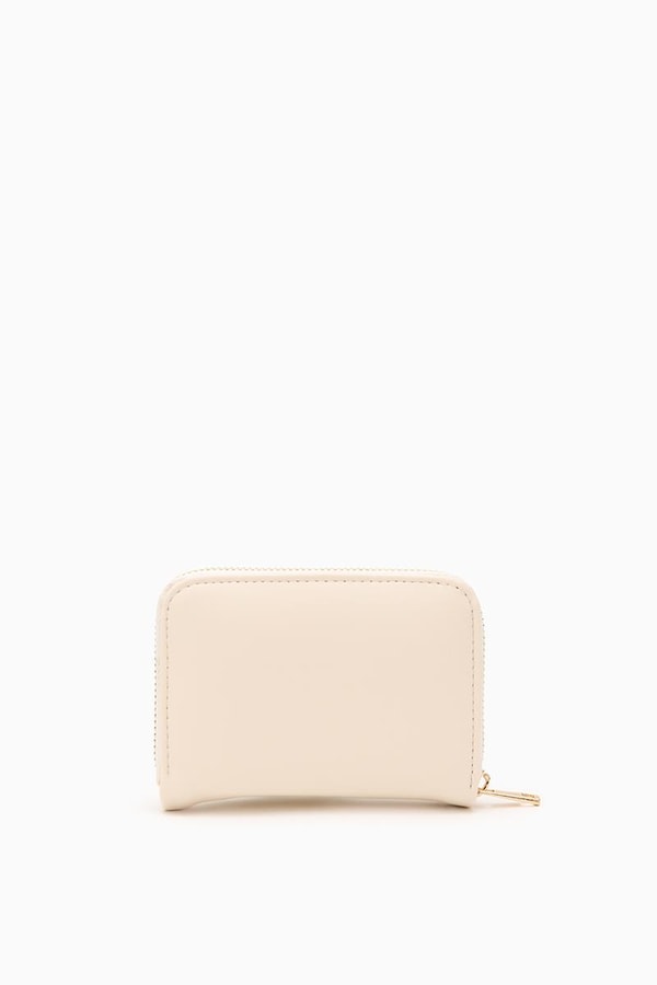 LevidorLevidor Krem Çift Gözlü Cüzdan