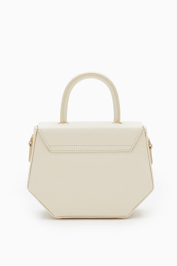LevidorLevidor Krem Geometrik Model El Çantası