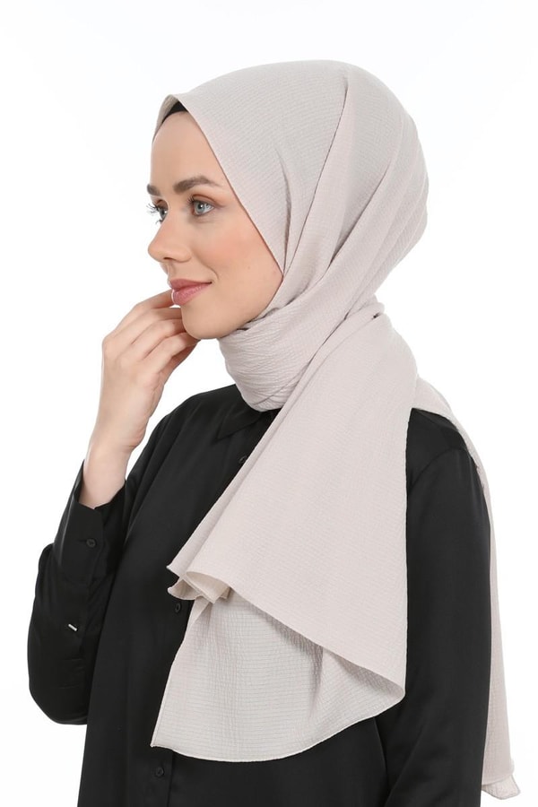 LevidorLevidor Krem Naturel Cazz Şal