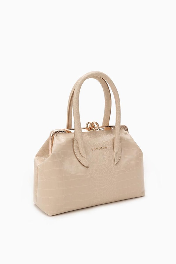 LevidorLevidor KROKO VİZON Croko Deri El Çantası