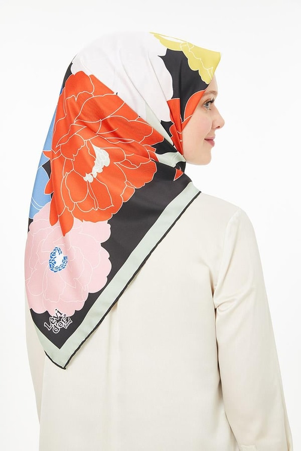 LevidorLevidor Küf Yeşili Trend Twill Eşarp