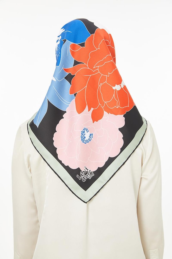 LevidorLevidor Küf Yeşili Trend Twill Eşarp