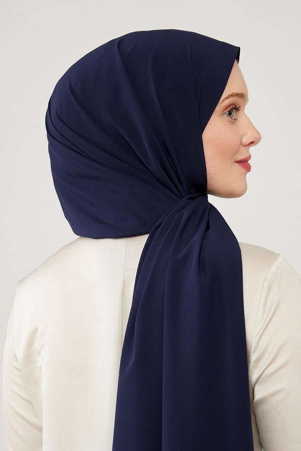 LevidorLevidor Lacivert Düz Desen Elegance Şal