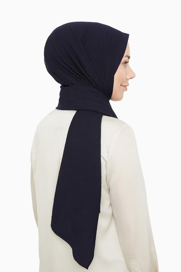 LevidorLevidor Lacivert Naturel Cazz Şal