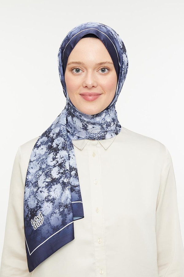 LevidorLevidor Lacivert Twill Şal