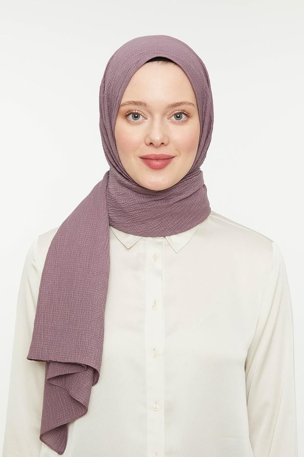 LevidorLevidor Leylak Naturel Cazz Şal