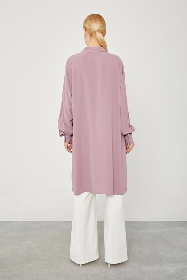 LevidorLevidor Lila Gizli Patlı Büyük Oversize Tunik