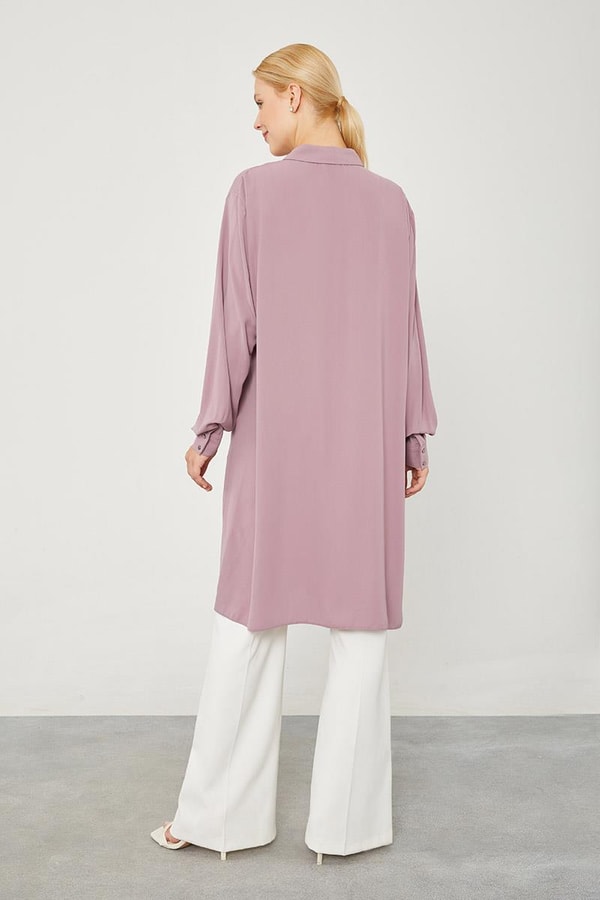 LevidorLevidor Lila Gizli Patlı Büyük Oversize Tunik