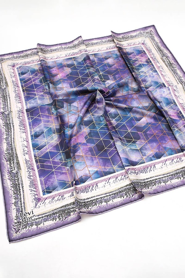 LevidorLevidor Lila Trend Twill Eşarp