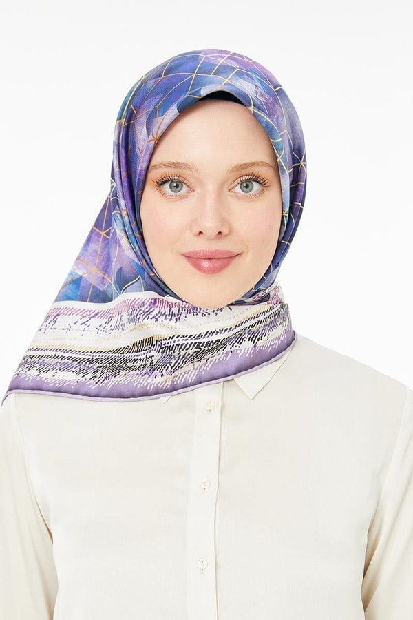 LevidorLevidor Lila Trend Twill Eşarp