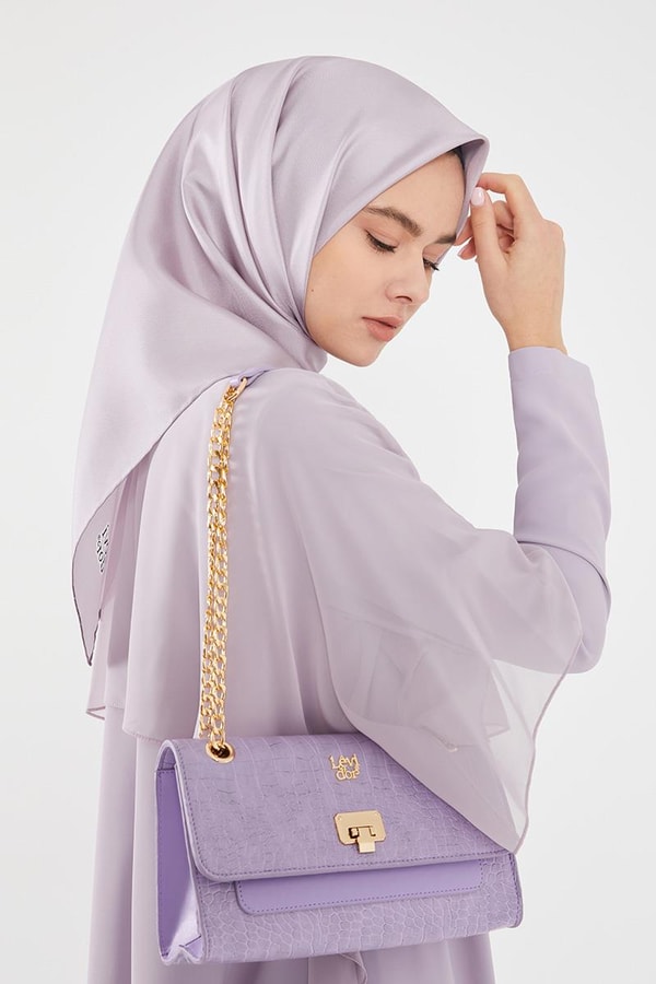 LevidorLevidor Lila Yakaşı İşlemeli Gömlek