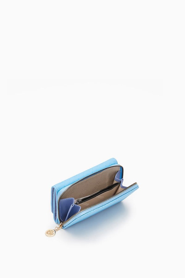 LevidorLevidor Mavi Empirme Desen Cüzdan