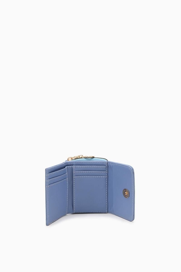 LevidorLevidor Mavi Monogram Baskılı Cüzdan