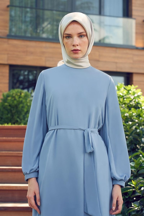 LevidorLevidor Mavi Simetrik Tunik