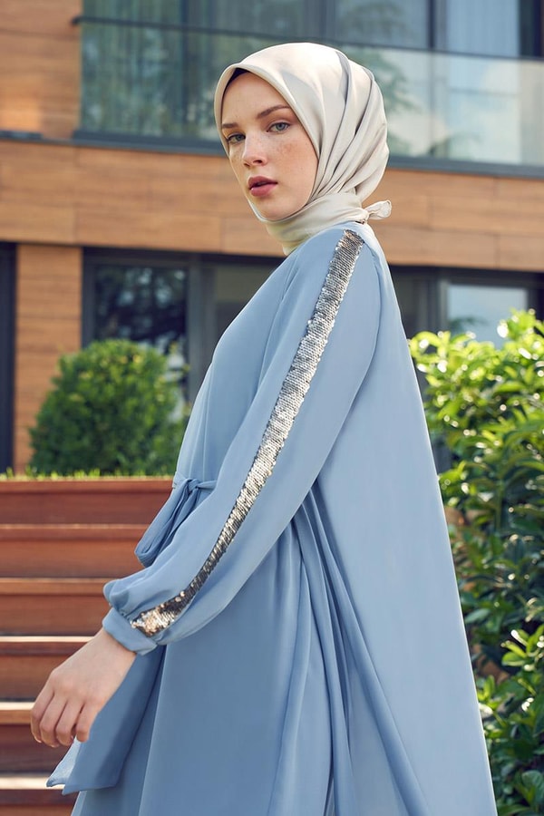 LevidorLevidor Mavi Simetrik Tunik