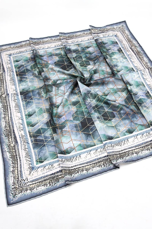 LevidorLevidor Mavi Trend Twill Eşarp