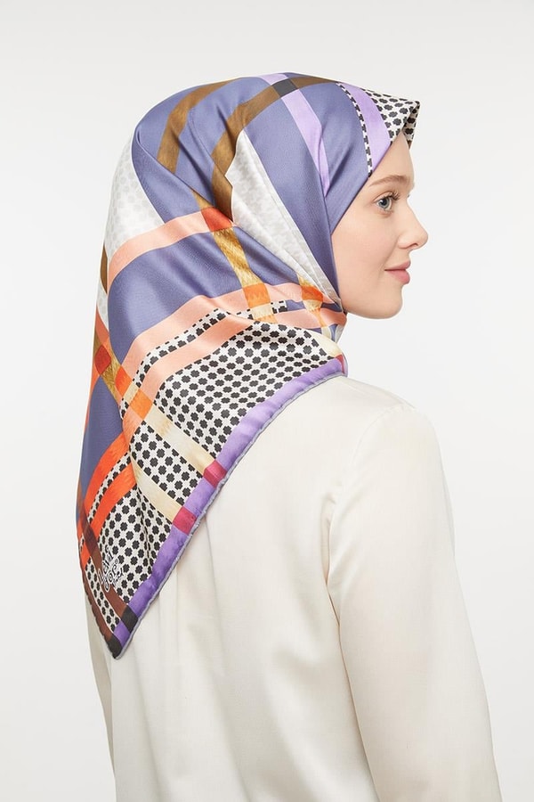 LevidorLevidor Mavi Trend Twill Eşarp
