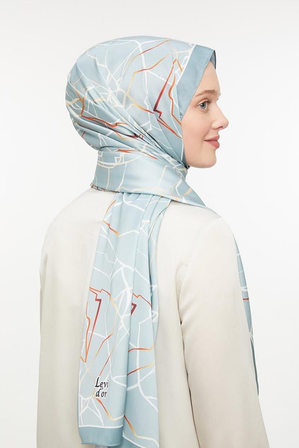 LevidorLevidor Mint Yeşili Twill Şal