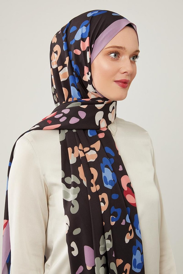 LevidorLevidor Mor Desenli Elegance Şal