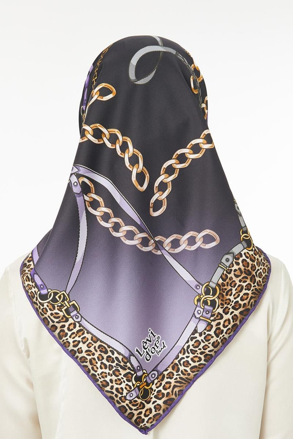 LevidorLevidor Mor Trend Twill Eşarp