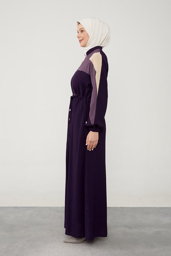 LevidorLevidor Mürdüm Belden Büzgü Detaylı Ferace