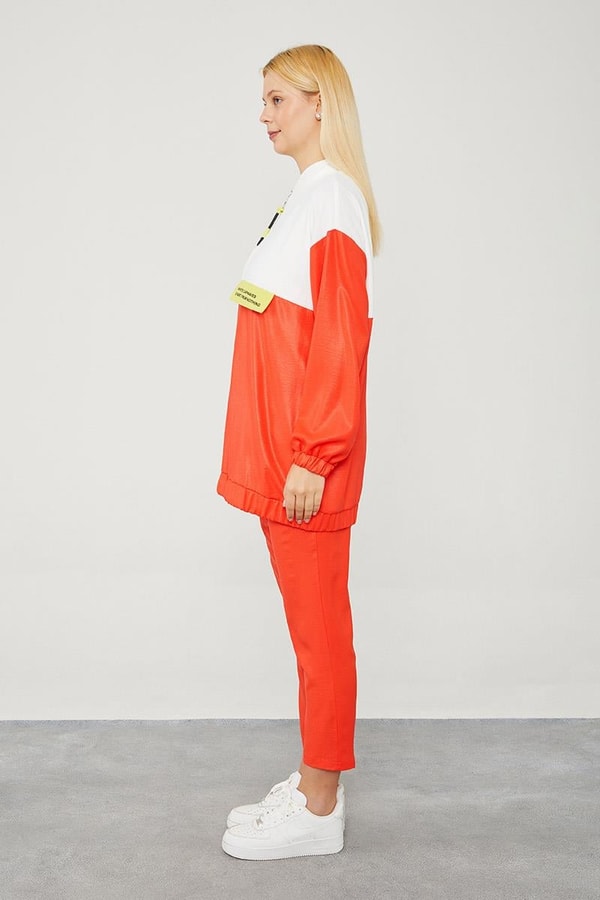 LevidorLevidor Oranj Bisiklet Yaka Ribanalı Spor Takım