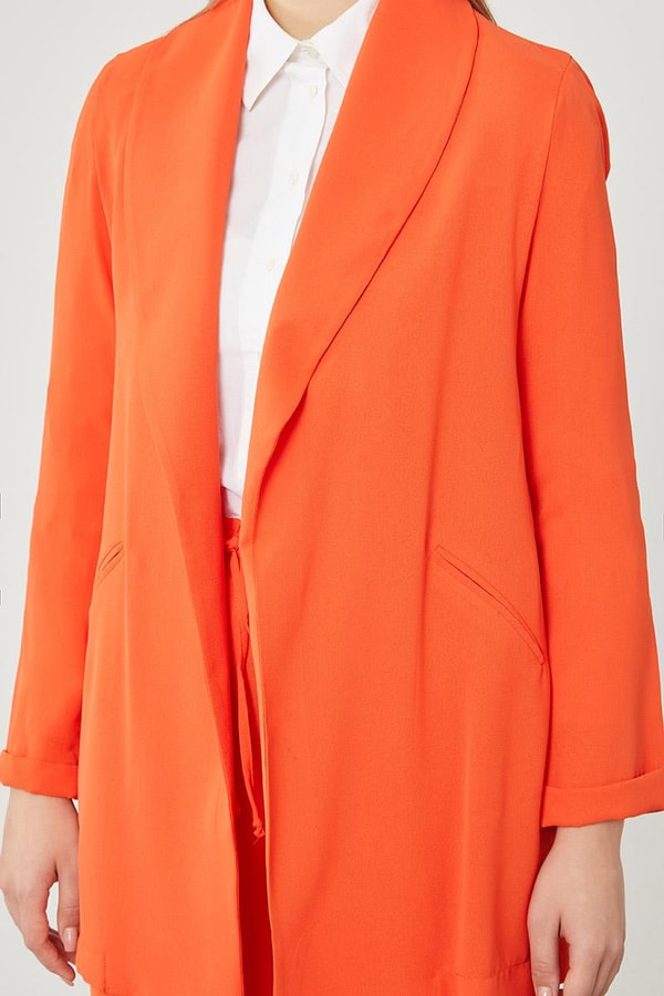 LevidorLevidor Oranj Şal Yaka Ceket Takım