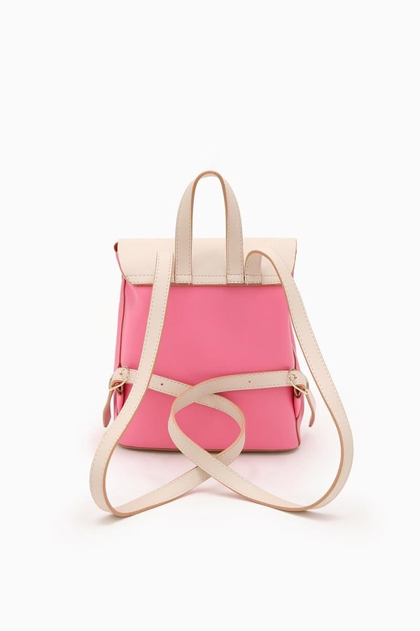 LevidorLevidor Pembe Çift Renkli Sırt Çantası