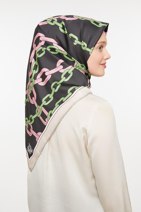 LevidorLevidor Pembe Trend Twill Eşarp