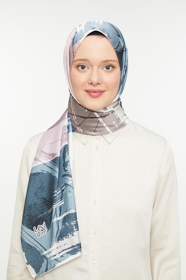 LevidorLevidor Petrol Yeşili Twill Şal
