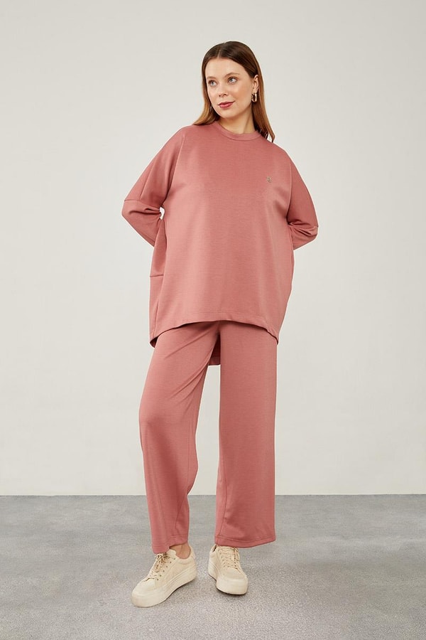 LevidorLevidor Pudra Asimetrik Kesim Tunik